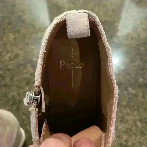 Linea Paolo Wedge Sneakers Suede Size 7 - Picture 6 of 8